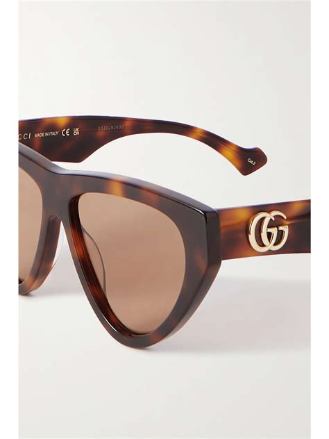 honey tortoise cat eye sunglasses|gucci cat eye sunglasses tortoise.